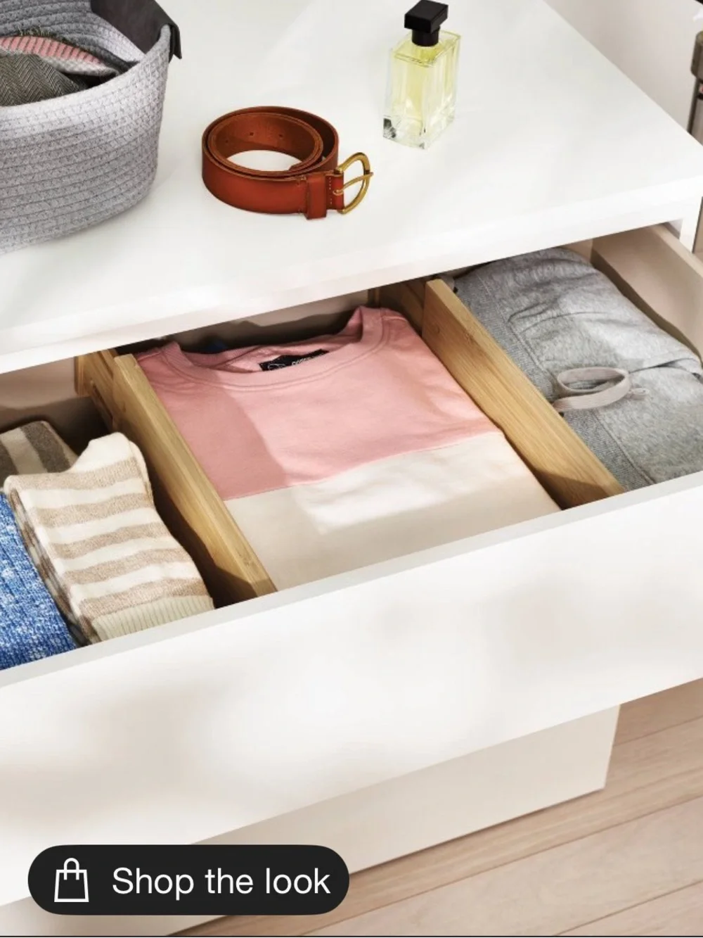 Bamboo Drawer dividers (6) Brightroom
